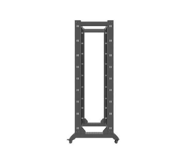 Lanberg Stojąca 19" 42U 600x800mm Open Rack (czarna) - 455672 - zdjęcie 5